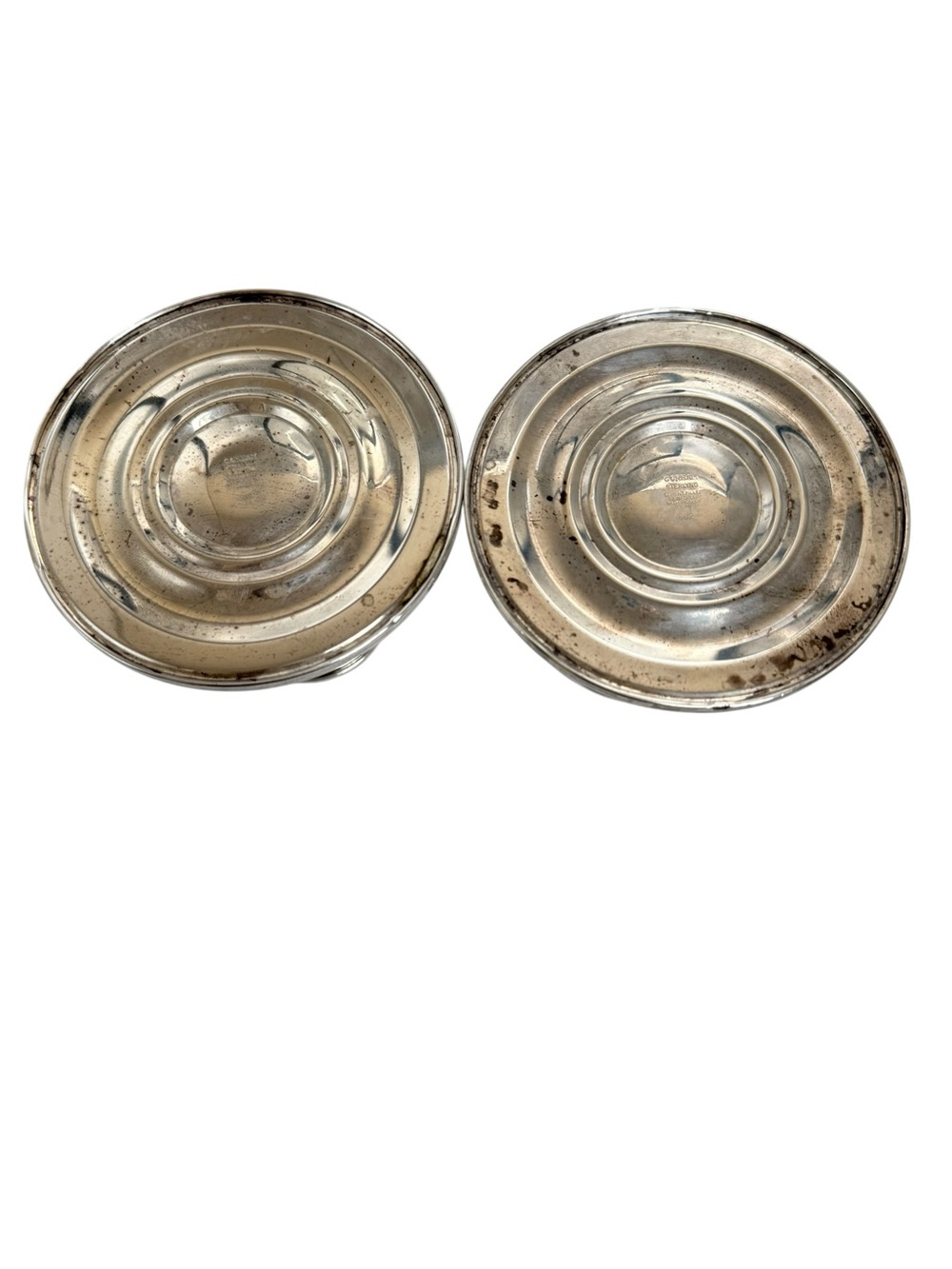 Gorham sterling silver weighted candlesticks, pattern number 662 vintage - Picture 5 of 7